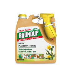 Roundup Fast - bez glyfosátu - 3l rozprašovač
