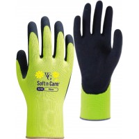 Rukavice Flora limetkové vel.7