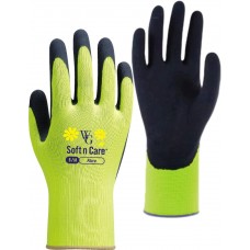 Rukavice Flora limetkové vel.7