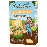 Sedliacke hnojivo s ovčou vlnou na uhorky, cukety a tekvice a melóny