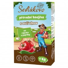 Sedliakovo hnojivo s ovčou vlnou na paradajky a papriky